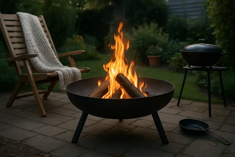 Die passende Feuerschale für Garten, Terrasse und Balkon finden